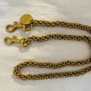 Clare V. Brass Chain Shoulder Strap